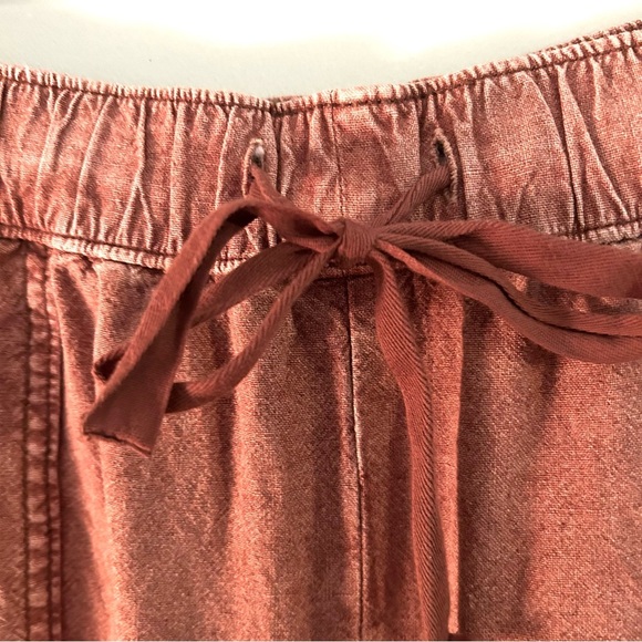 Anthropologie Pilcro Linen Blend Drawstring Pants. Size MT. - Picture 7 of 12